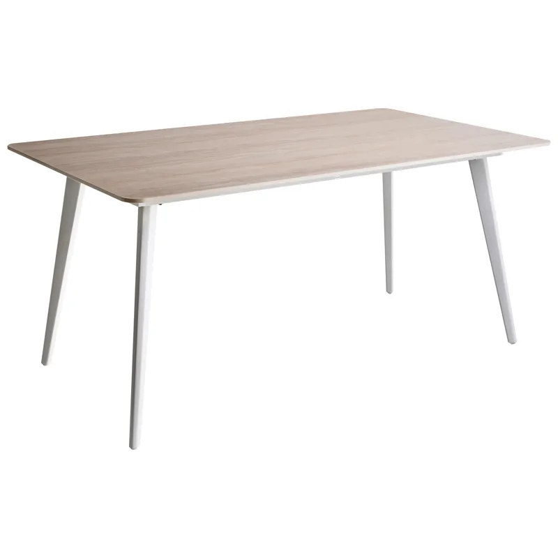 Spisebord utendørs Rodallo 90x160 cm Stein, Beige/hvit