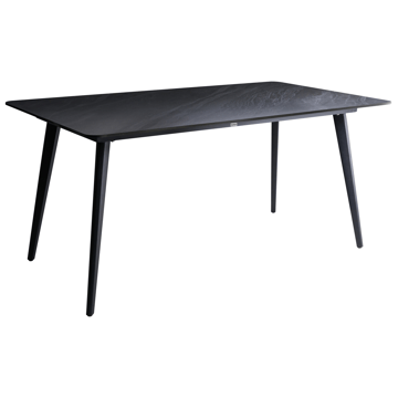 Spisebord utendørs Rodallo 90x160 cm Stein - Svart - Hagemøbler - Hagebord - Spisebord ute