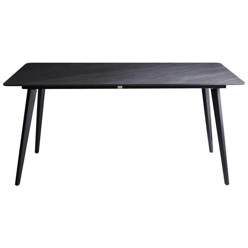 Spisebord utendørs Rodallo 90x160 cm Stein - Svart - Hagemøbler - Hagebord - Spisebord ute