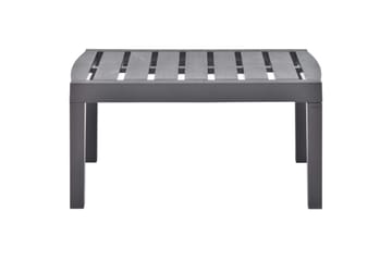 Salongbord mocha 78x55x38 cm plast - Brun - Hagemøbler - Hagebord - Spisebord ute