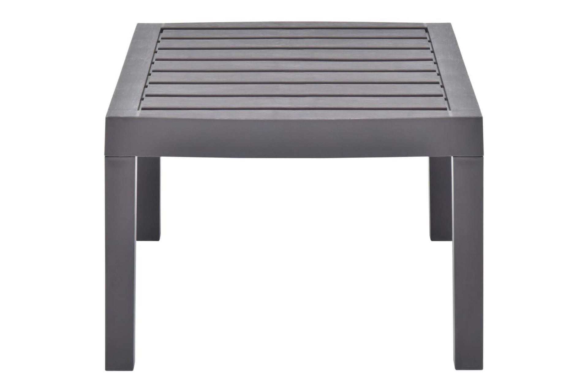Salongbord mocha 78x55x38 cm plast - Brun - Hagemøbler - Hagebord - Spisebord ute