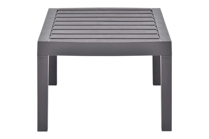 Salongbord mocha 78x55x38 cm plast - Brun - Hagemøbler - Hagebord - Spisebord ute