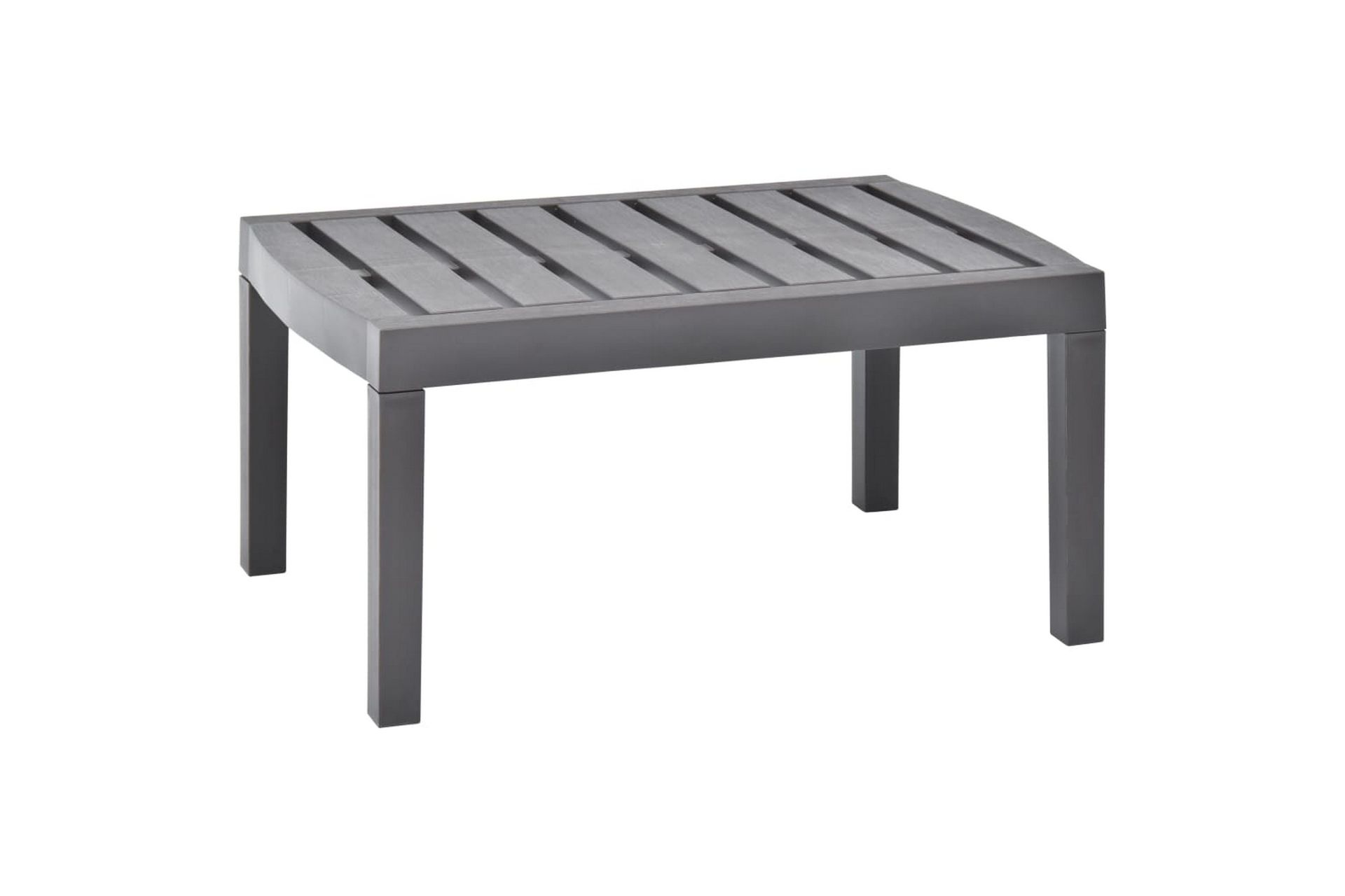 Salongbord mocha 78x55x38 cm plast - Brun - Hagemøbler - Hagebord - Spisebord ute