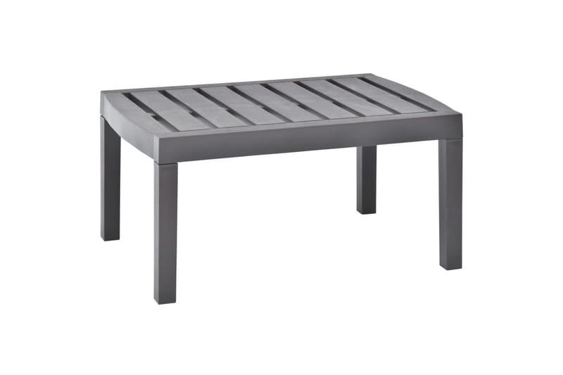 Salongbord mocha 78x55x38 cm plast - Brun - Hagemøbler - Hagebord - Spisebord ute