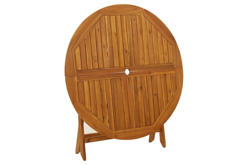 Sammenleggbart hagebord 110 cm heltre akasie - Brun - Hagemøbler - Hagebord - Spisebord ute