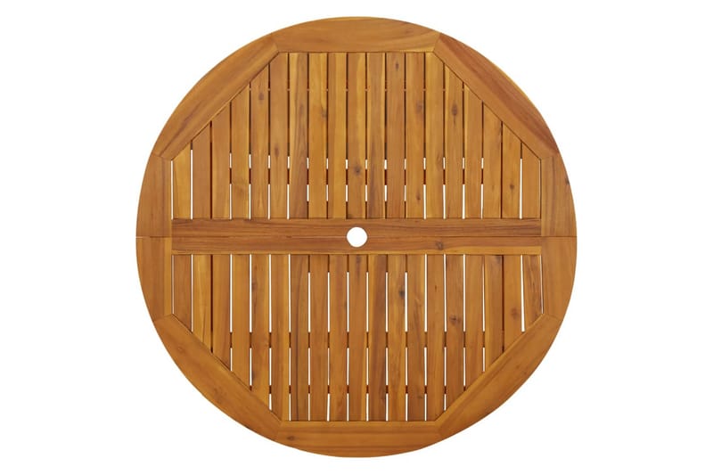 Sammenleggbart hagebord 110 cm heltre akasie - Brun - Hagemøbler - Hagebord - Spisebord ute