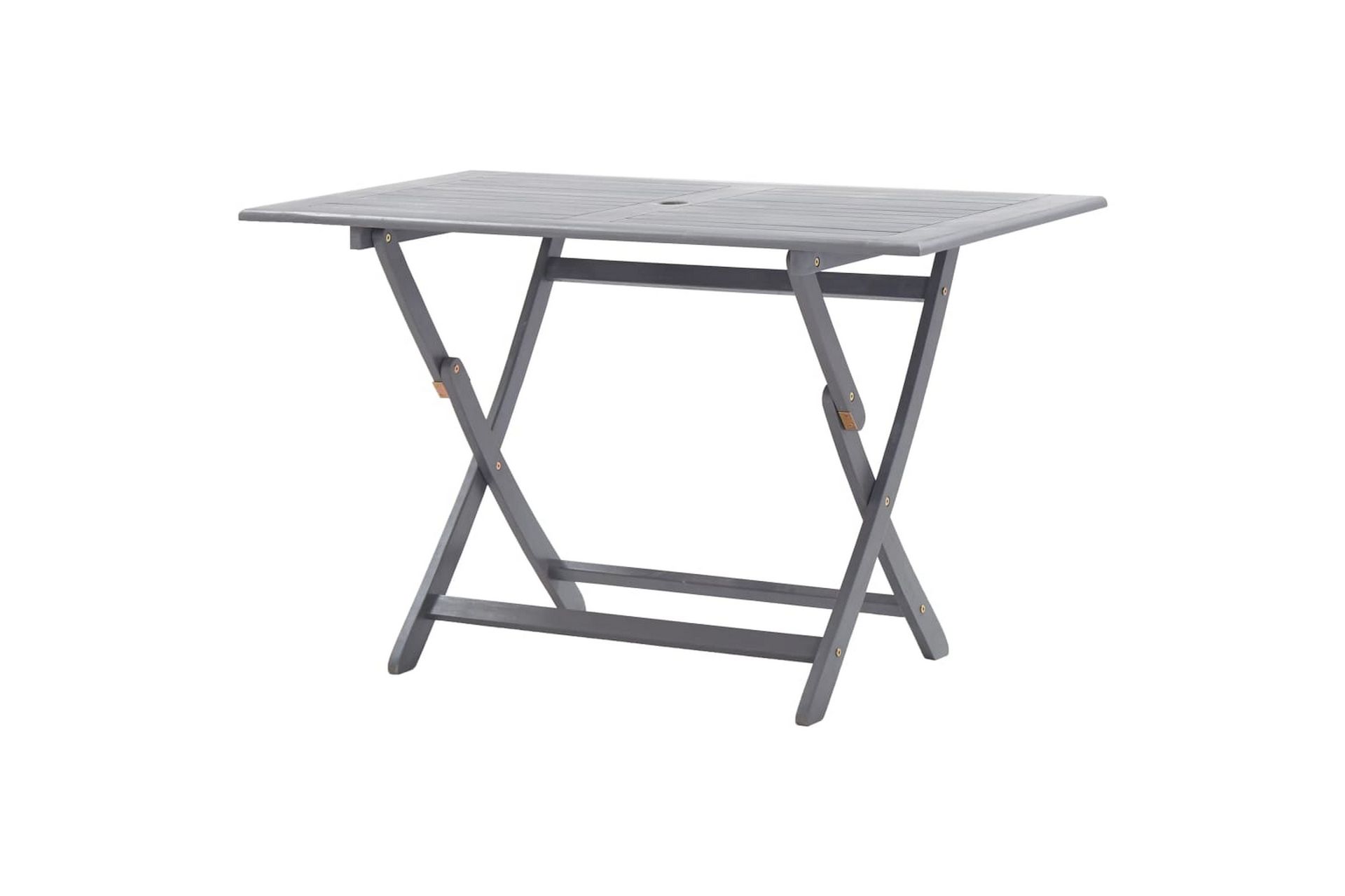 Sammenleggbart hagebord 120x70x75 cm heltre akasie - Hagemøbler - Hagebord - Spisebord ute
