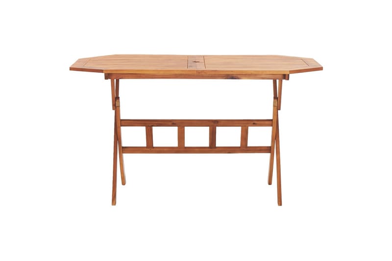 Sammenleggbart hagebord 135x85x75 cm heltre akasie - Hagemøbler - Hagebord - Spisebord ute