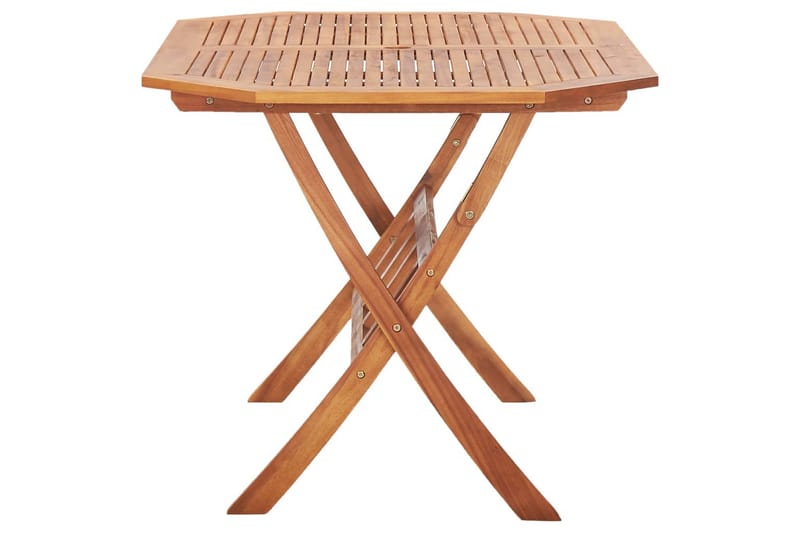 Sammenleggbart hagebord 135x85x75 cm heltre akasie - Hagemøbler - Hagebord - Spisebord ute
