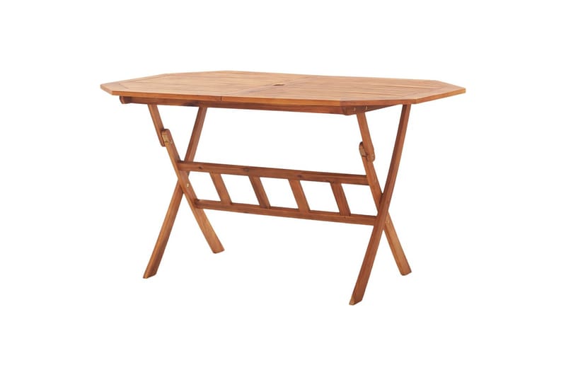 Sammenleggbart hagebord 135x85x75 cm heltre akasie - Hagemøbler - Hagebord - Spisebord ute