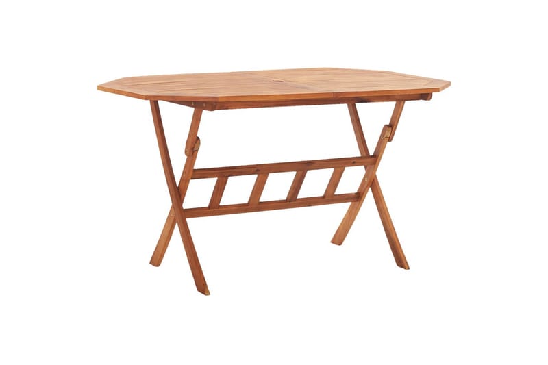Sammenleggbart hagebord 135x85x75 cm heltre akasie - Hagemøbler - Hagebord - Spisebord ute