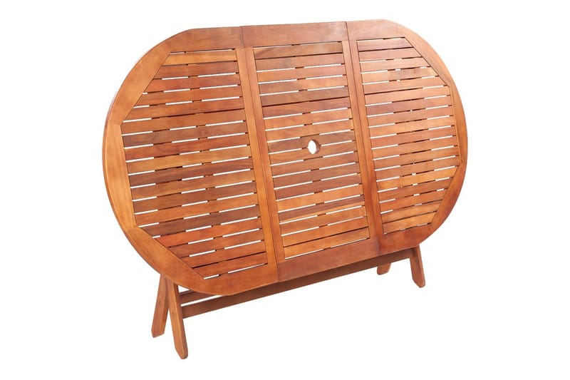 Sammenleggbart hagebord 160x85x75 cm heltre akasie - Brun - Hagemøbler - Hagebord - Spisebord ute
