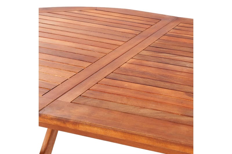 Sammenleggbart hagebord 160x85x75 cm heltre akasie - Brun - Hagemøbler - Hagebord - Spisebord ute