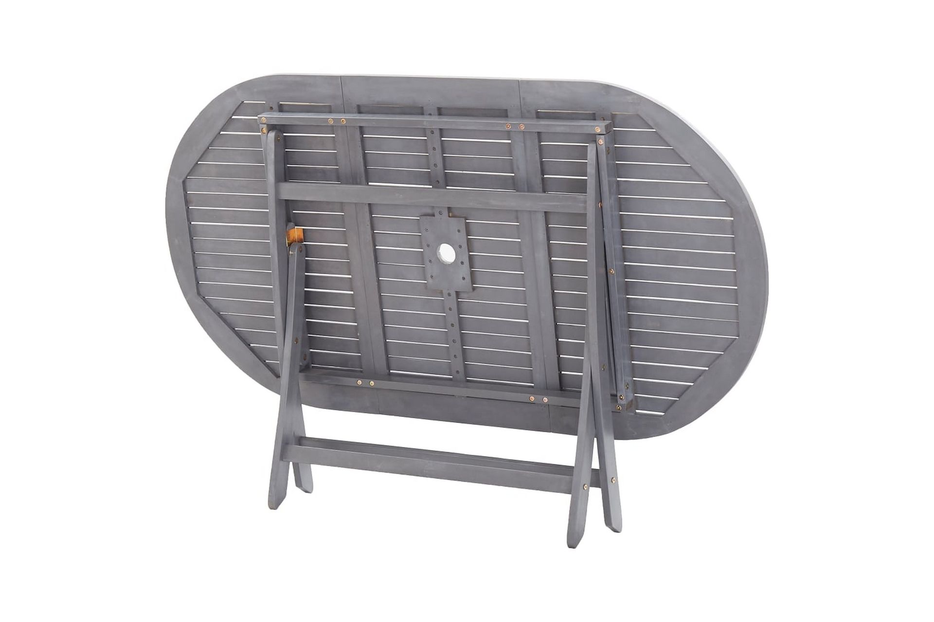 Sammenleggbart hagebord 160x85x75 cm heltre akasie - Hagemøbler - Hagebord - Spisebord ute