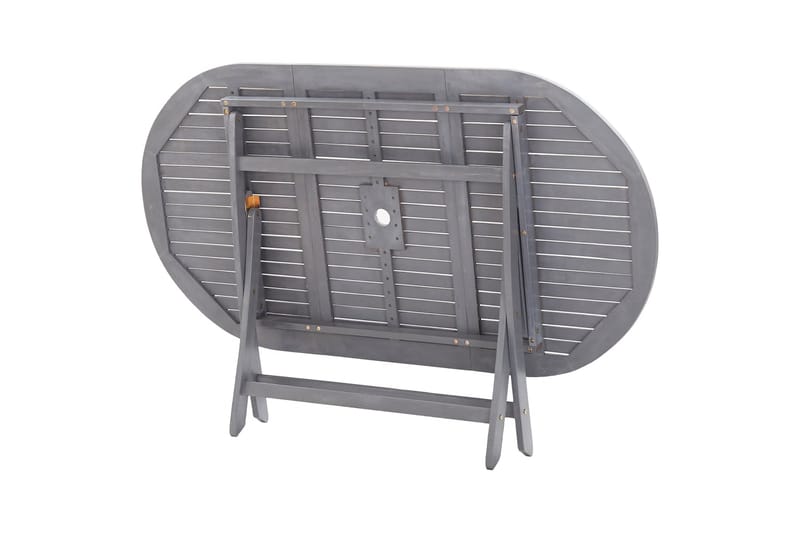 Sammenleggbart hagebord 160x85x75 cm heltre akasie - Hagemøbler - Hagebord - Spisebord ute