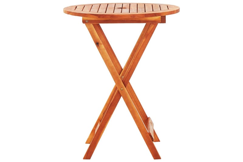 Sammenleggbart hagebord 60x75 cm heltre eukalyptus - Brun - Hagemøbler - Hagebord - Spisebord ute