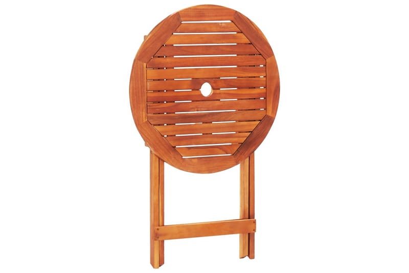Sammenleggbart hagebord 60x75 cm heltre eukalyptus - Brun - Hagemøbler - Hagebord - Spisebord ute