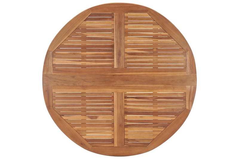 Sammenleggbart hagespisebord 110x75 cm heltre teak - Brun - Hagemøbler - Hagebord - Spisebord ute