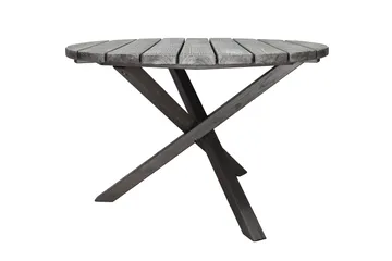 Scottsdale Fasta Spisebord 112 cm Rundt Shabby Chic - KWA - Hagemøbler - Hagebord - Spisebord ute