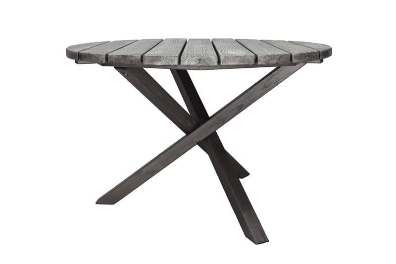 Scottsdale Fasta Spisebord 112 cm Rundt Shabby Chic - KWA - Hagemøbler - Hagebord - Spisebord ute