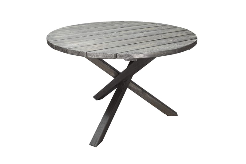 Scottsdale Fasta Spisebord 112 cm Rundt Shabby Chic - KWA - Hagemøbler - Hagebord - Spisebord ute