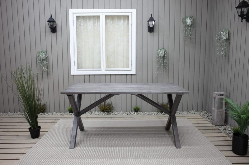 Scottsdale Fasta Spisebord 150 cm Shabby Chic - KWA - Hagemøbler - Hagebord - Spisebord ute