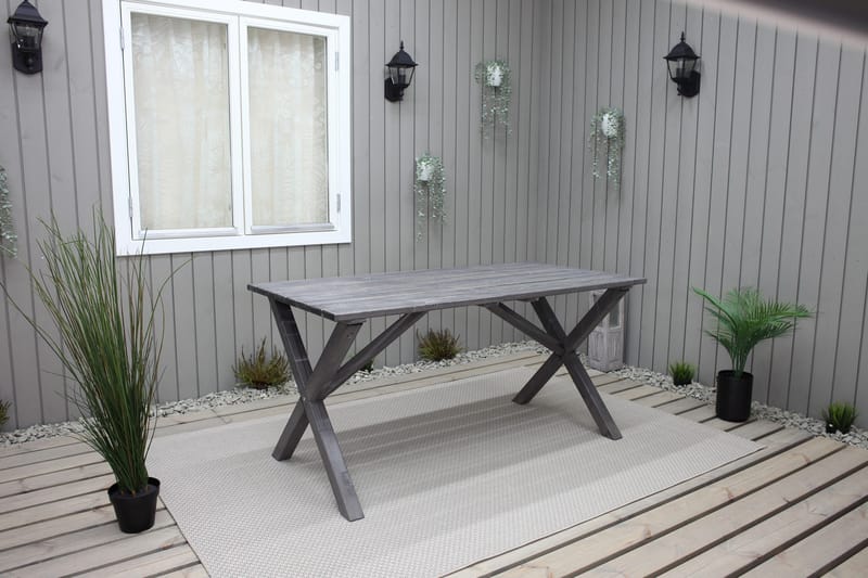 Scottsdale Fasta Spisebord 150 cm Shabby Chic - KWA - Hagemøbler - Hagebord - Spisebord ute