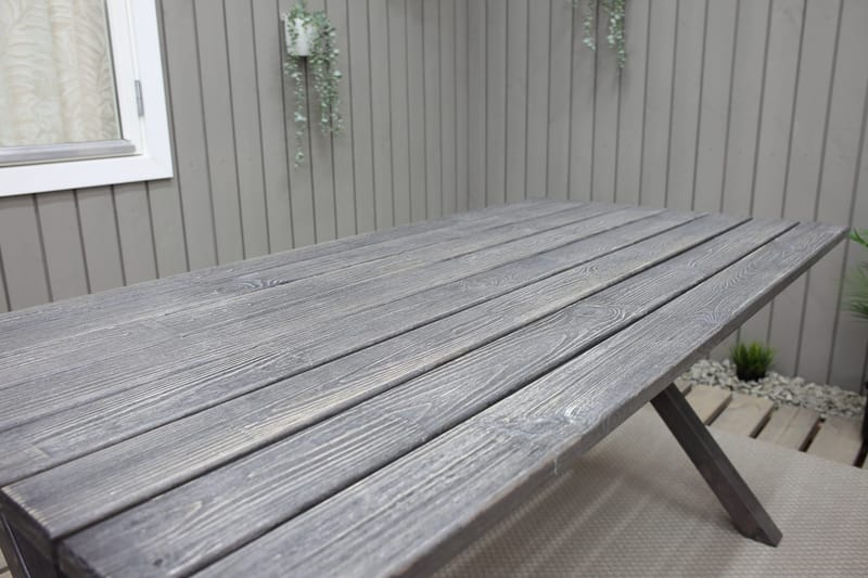 Scottsdale Fasta Spisebord 150 cm Shabby Chic - KWA - Hagemøbler - Hagebord - Spisebord ute