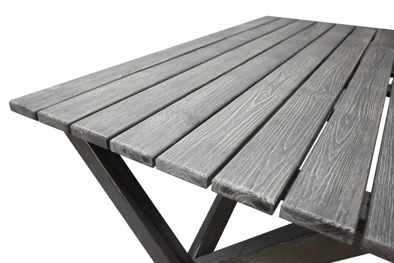 Scottsdale Fasta Spisebord 150 cm Shabby Chic - KWA - Hagemøbler - Hagebord - Spisebord ute