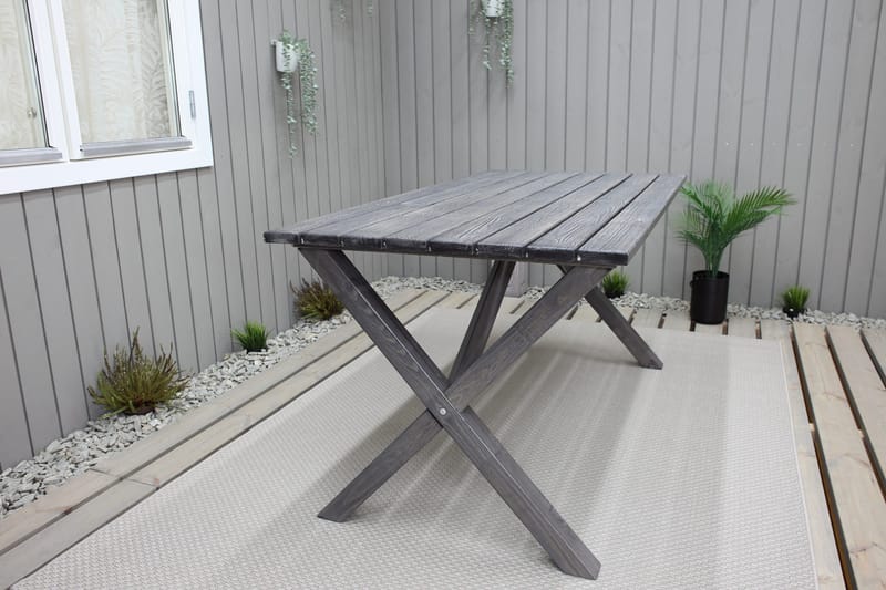 Scottsdale Fasta Spisebord 150 cm Shabby Chic - KWA - Hagemøbler - Hagebord - Spisebord ute