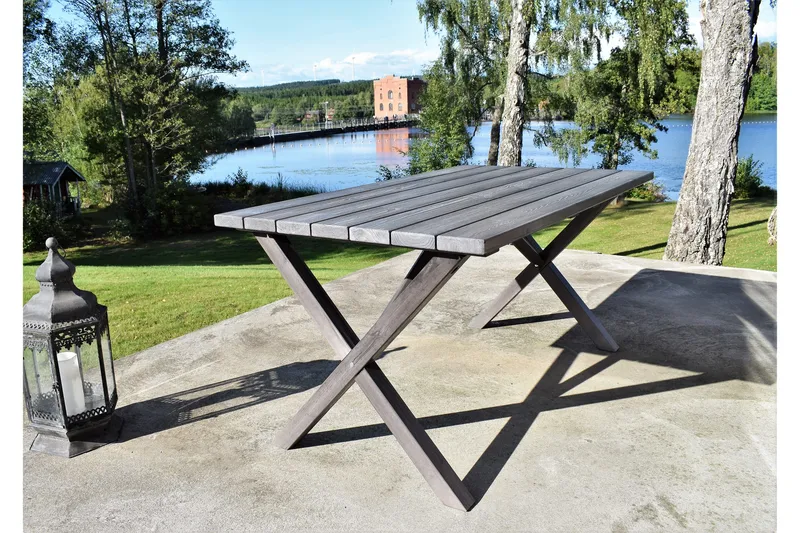 Scottsdale Fasta Spisebord 150 cm Shabby Chic - KWA - Hagemøbler - Hagebord - Spisebord ute