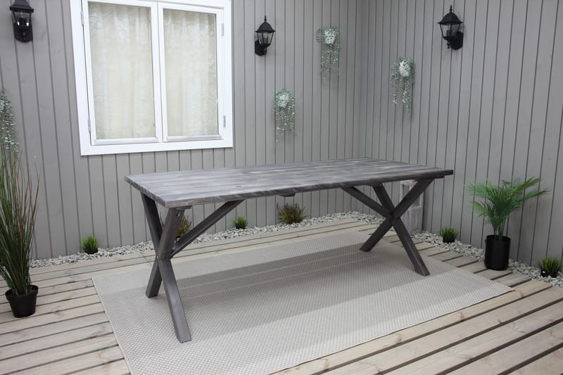 Scottsdale Fasta Spisebord 190 cm - Grå - Hagemøbler - Hagebord - Spisebord ute