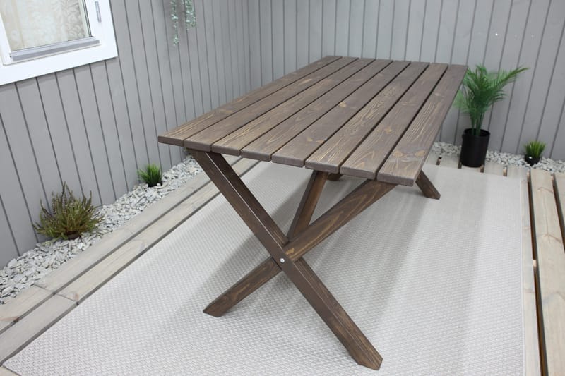 Scottsdale Spisebord 150 cm - Brun - Hagemøbler - Hagebord - Spisebord ute