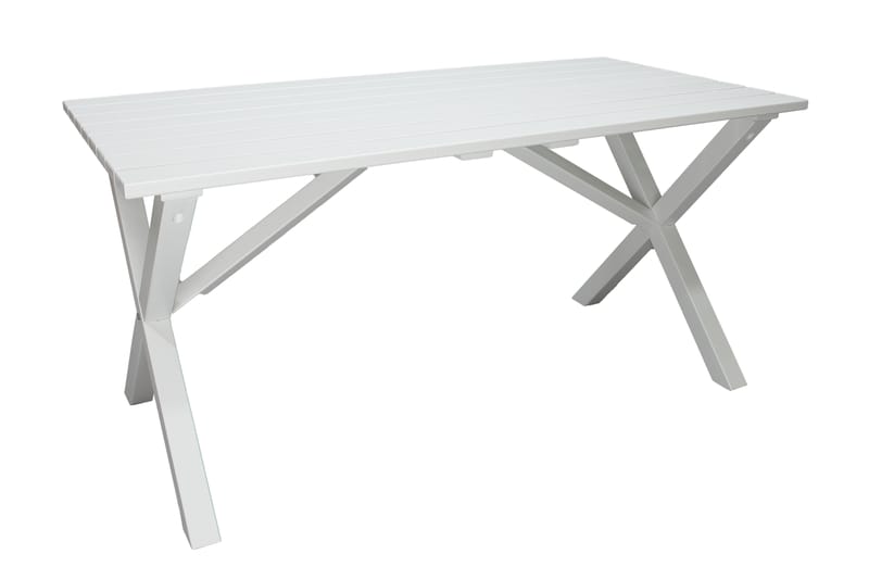 Scottsdale Spisebord 150 cm Hvit - Hagemøbler - Hagebord - Spisebord ute