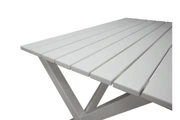 Scottsdale Spisebord 150 cm Hvit - Hagemøbler - Hagebord - Spisebord ute
