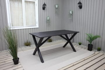 Scottsdale Spisebord 150 cm Kaffesvart - KWA - Hagemøbler - Hagebord - Spisebord ute