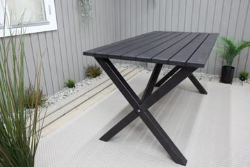 Scottsdale Spisebord 150 cm Kaffesvart - KWA - Hagemøbler - Hagebord - Spisebord ute