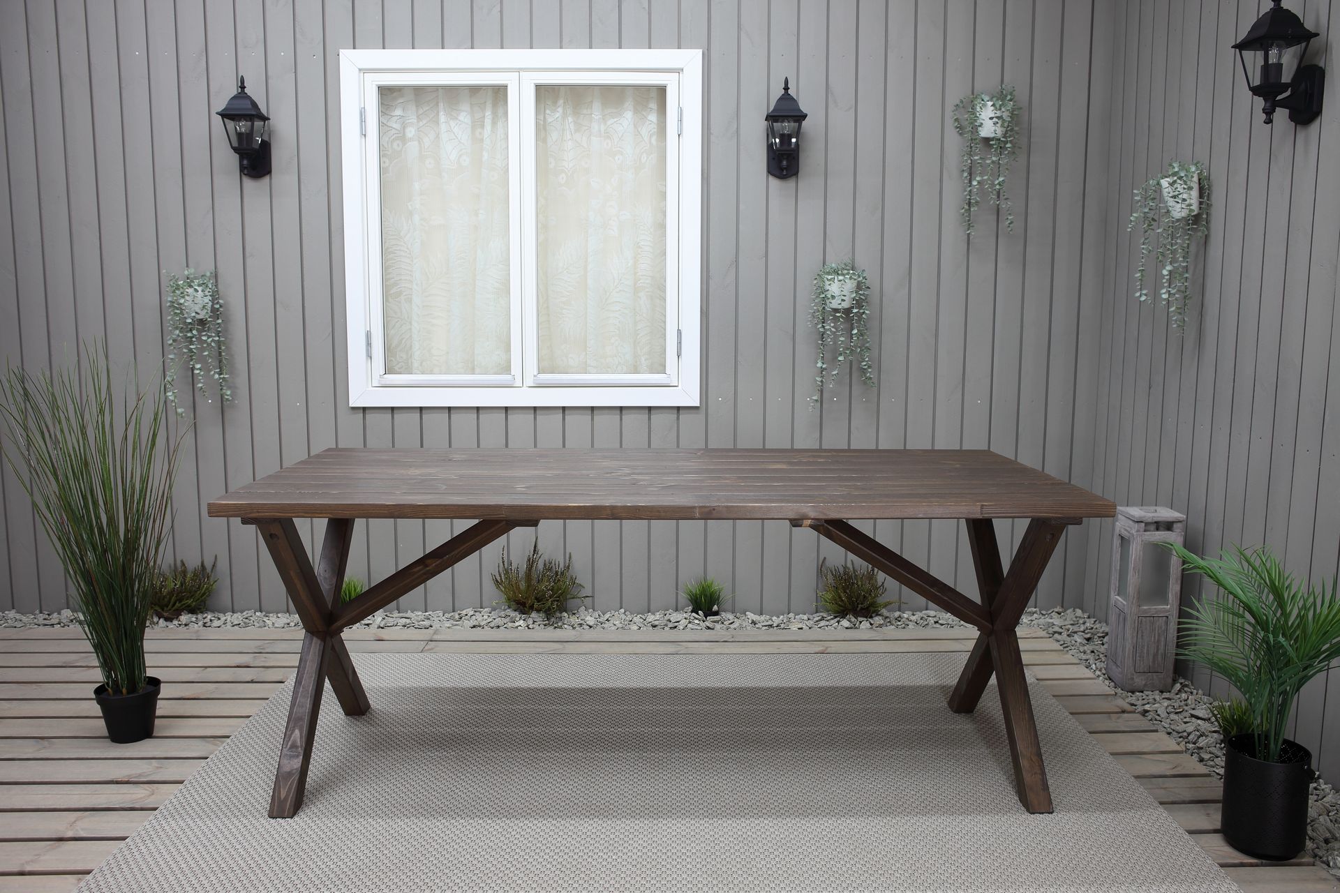Scottsdale Spisebord 190 cm - Brun - Hagemøbler - Hagebord - Spisebord ute