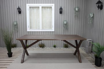 Scottsdale Spisebord 190 cm - Brun - Hagemøbler - Hagebord - Spisebord ute