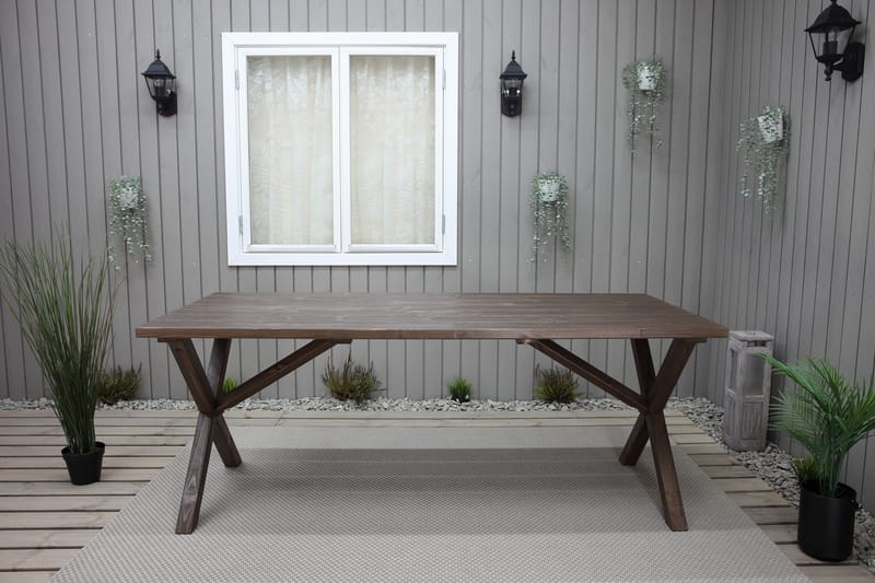 Scottsdale Spisebord 190 cm - Brun - Hagemøbler - Hagebord - Spisebord ute