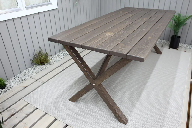 Scottsdale Spisebord 190 cm - Brun - Hagemøbler - Hagebord - Spisebord ute