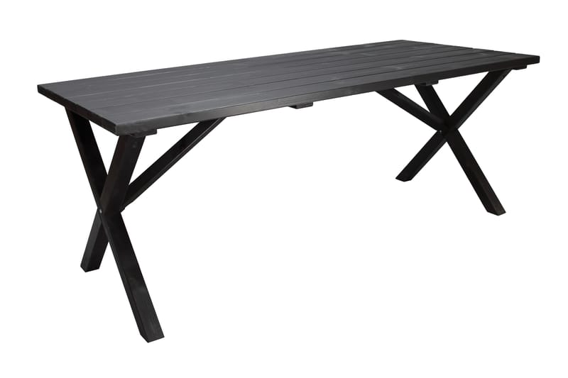 Scottsdale Spisebord 190 cm Svart - KWA - Hagemøbler - Hagebord - Spisebord ute