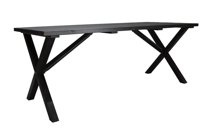 Scottsdale Spisebord 190 cm Svart - KWA - Hagemøbler - Hagebord - Spisebord ute