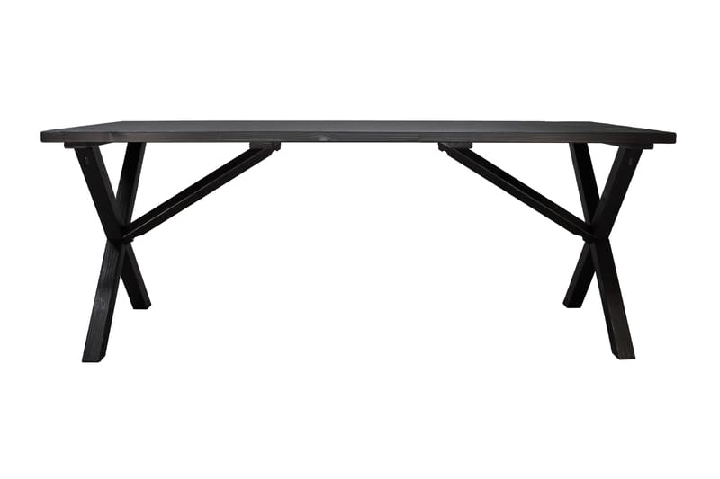 Scottsdale Spisebord 190 cm Svart - KWA - Hagemøbler - Hagebord - Spisebord ute