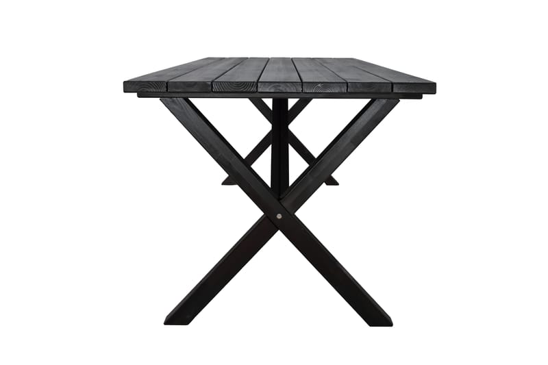 Scottsdale Spisebord 190 cm Svart - KWA - Hagemøbler - Hagebord - Spisebord ute