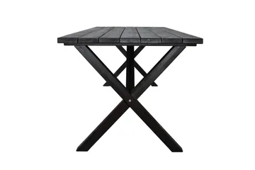 Scottsdale Spisebord 190 cm Svart - KWA - Hagemøbler - Hagebord - Spisebord ute
