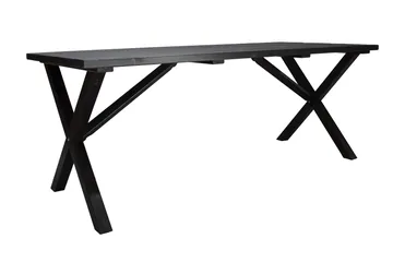 Scottsdale Spisebord 190 cm Svart - KWA - Hagemøbler - Hagebord - Spisebord ute