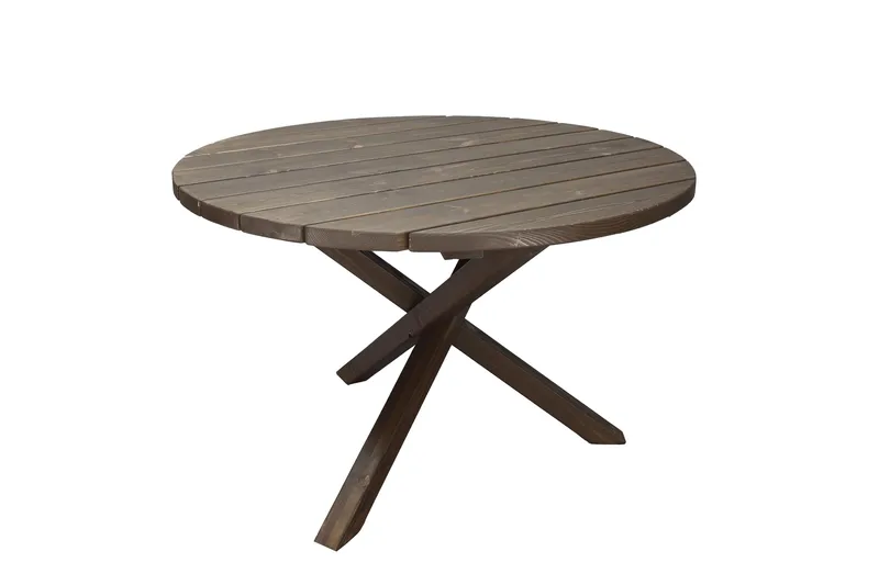 Scottsdale Spisebord Rundt 112 cm, Brun