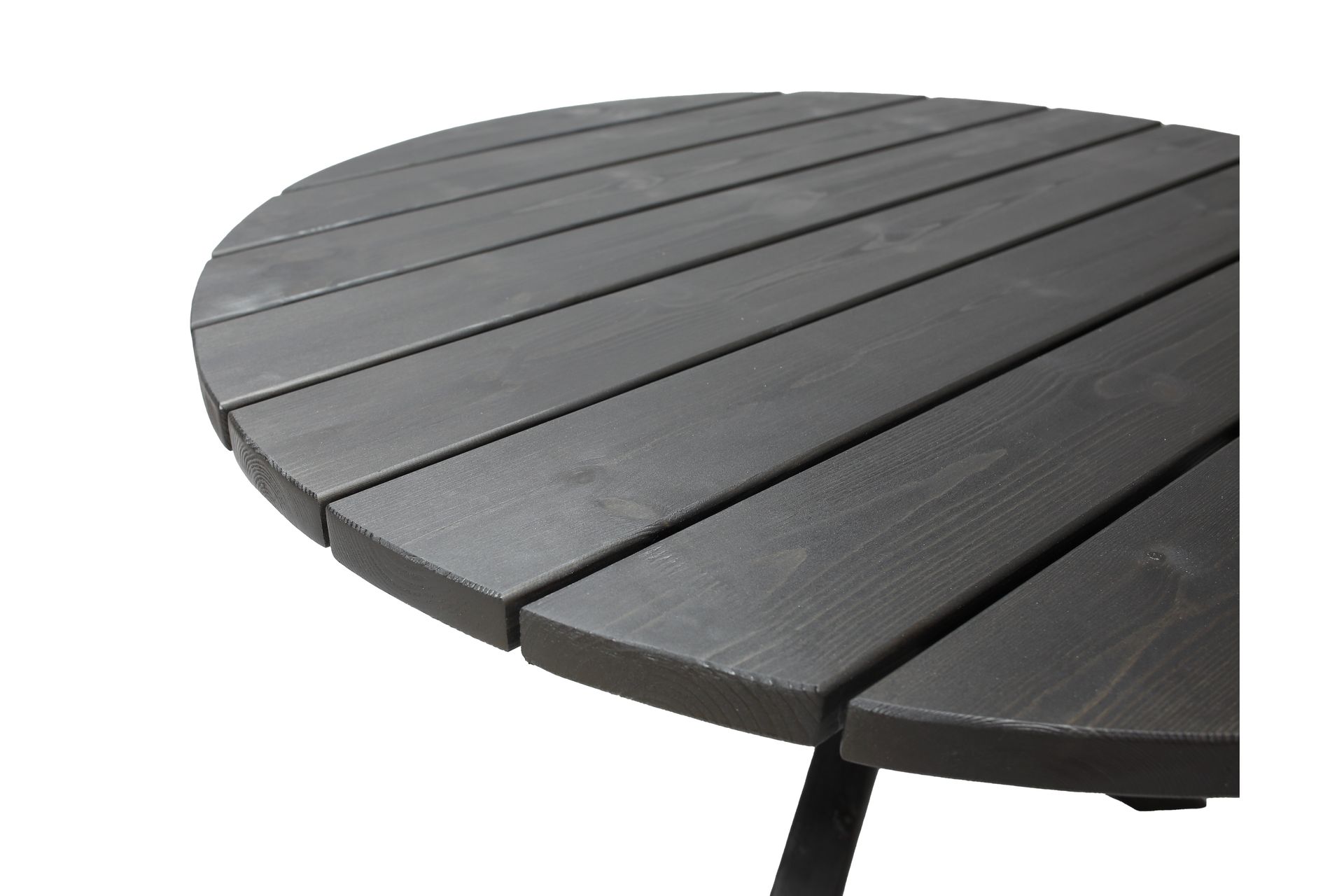 Scottsdale Spisebord Rundt 112 cm - Kaffesvart - Hagemøbler - Hagebord - Spisebord ute
