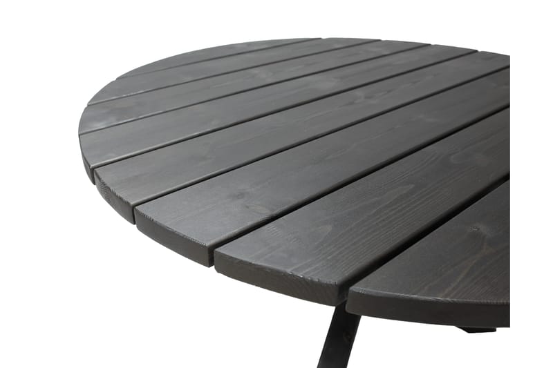 Scottsdale Spisebord Rundt 112 cm - Kaffesvart - Hagemøbler - Hagebord - Spisebord ute